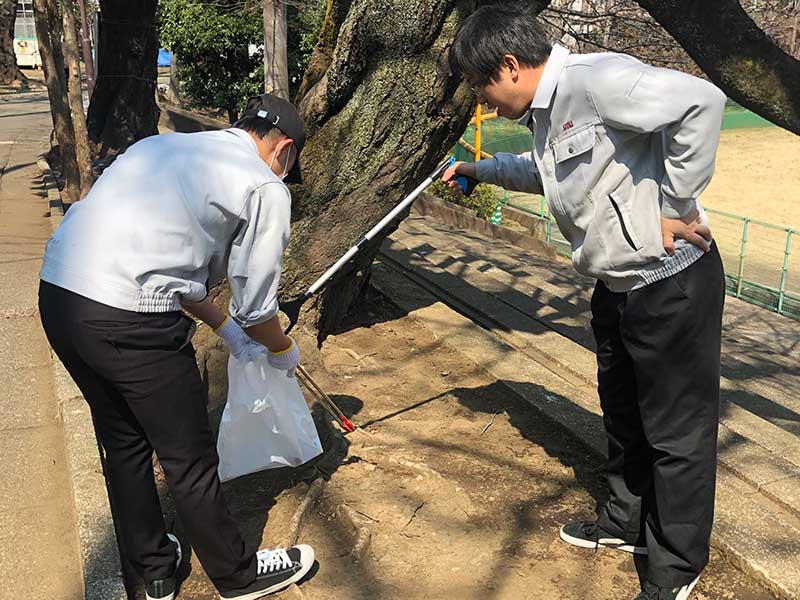 Neighborhood cleanup activities